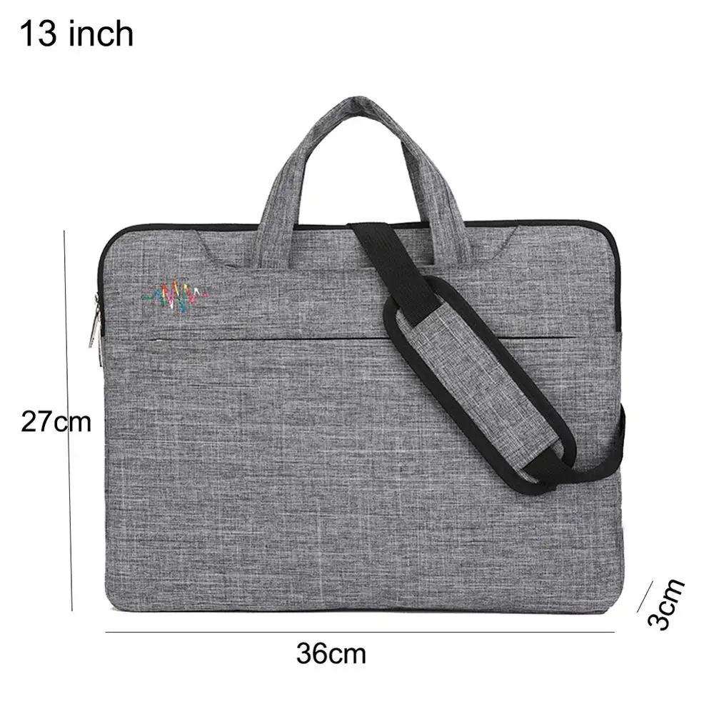 Сумка для ноутбука 15 6 Большая вместительная сумка на молнии портфель бизнеса