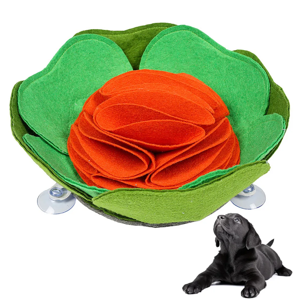 

Legendog Dog Snuffle Mat Flower Funny Puppy Puzzle Toy Interactive Feed Game For Training Puppy Training Games Feeding Food Toy