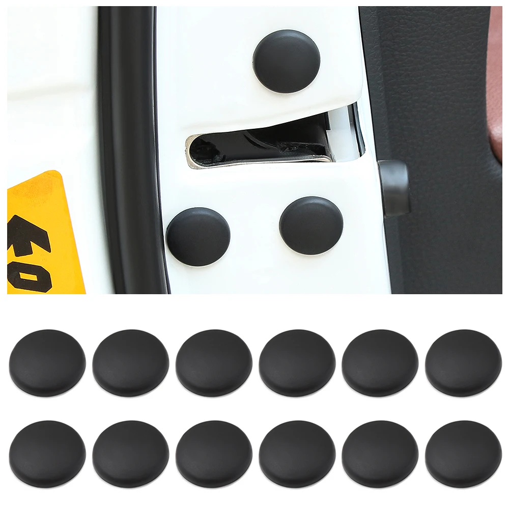 Стайлинг автомобиля дверной замок защитная крышка винта Накладка для Lada Priora Sedan
