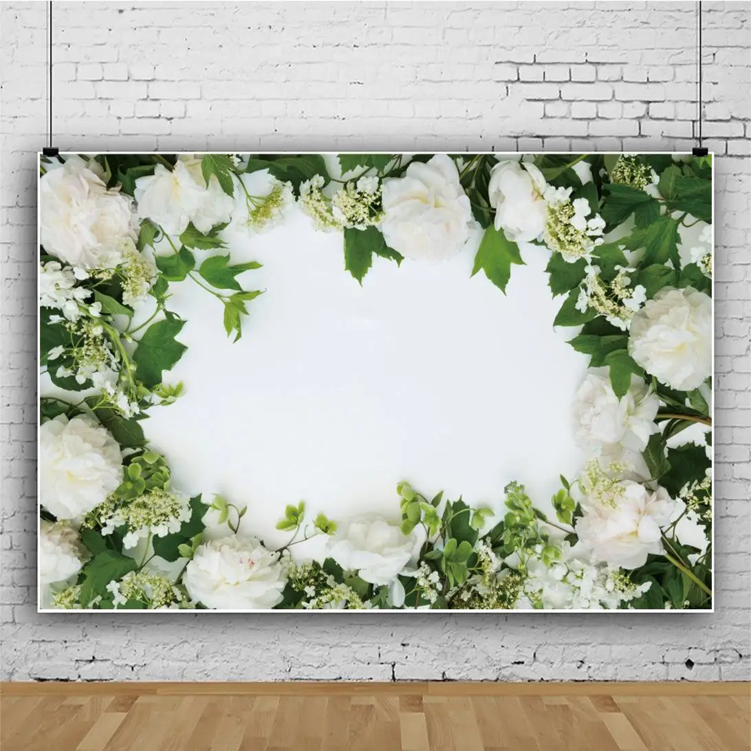 

Gray Wide Wood Board Flowers Decoration Baby Shower Photo Background Newborn 1st Birthday Kids Portrait Backdrop Photography