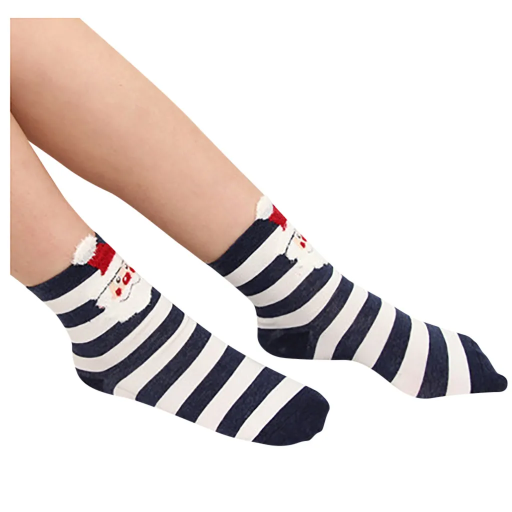 

Unisex Animal Winter Warm Bed Sleep Socks Christmas Xmas Gift Hot Christmas Printed Happy New Year Warm Home Floor Socks 4 Pairs