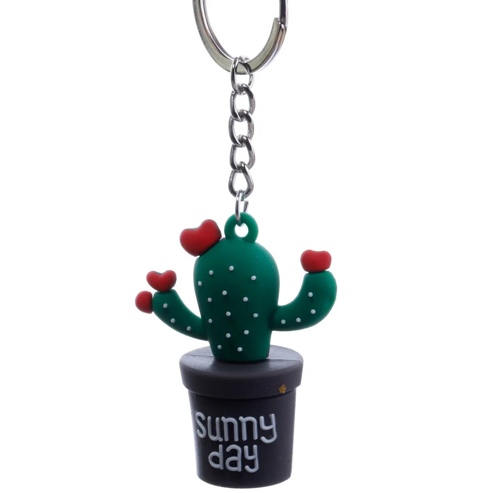 Женский силиконовый брелок-подвеска в горшке | Украшения и аксессуары
