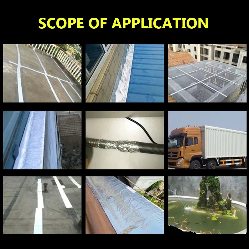 5 м клей Высокая прочность алюминиевая фольга ремонт трещины патч склеивание