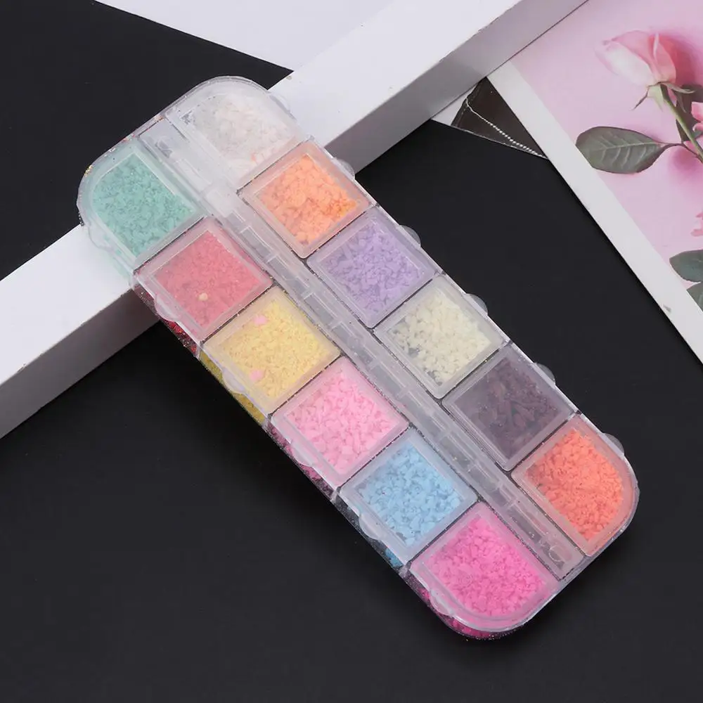 Бусины для слаймов коробка фрукты ломтик декоративная обсыпка Slime наполнитель