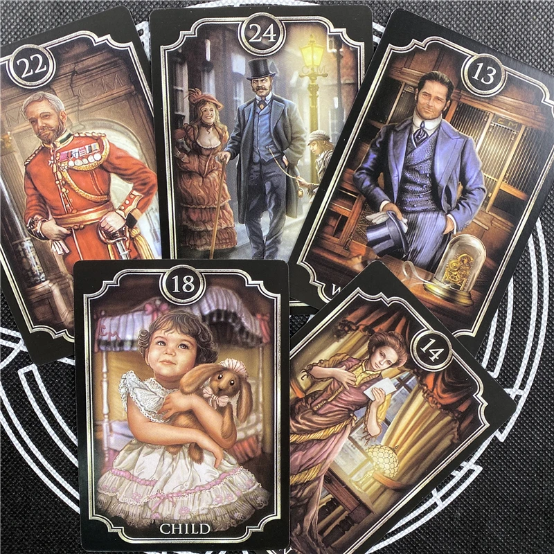 Tarot FIN DE SIECLE KIPPER карты с изображением ораклов настольная игра|Настольные игры| |
