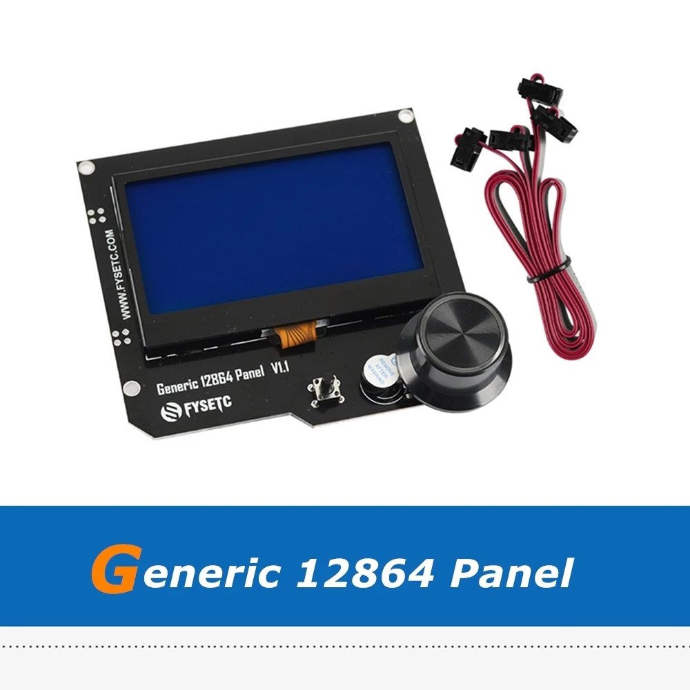 1 шт. Универсальная панель 12864 V1.1 Smart 12864LCD Модуль дисплей синий экран Поддержка