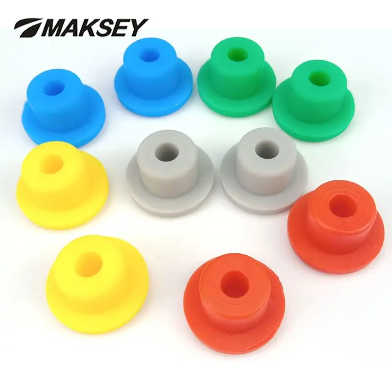 MAKSEY T образные силиконовые резиновые заглушки зеленые синие красные желтые 15 мм 16