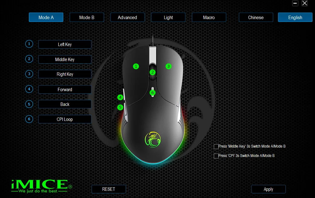 Imice X6 высокая конфигурация USB Проводная игровая мышь компьютерная геймер 6400 точек/дюйм оптическая мышь для ноутбука ПК игровая мышь обновление X7