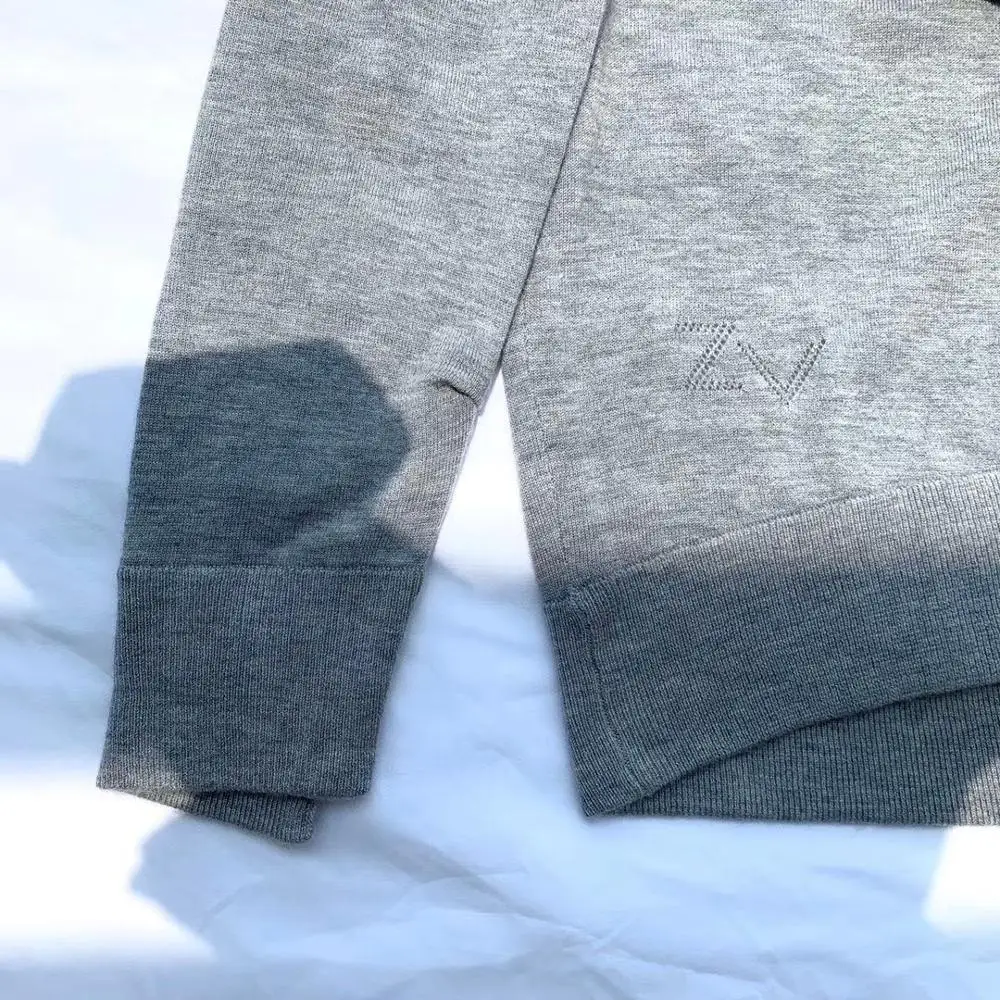 

New Autumn Long Sleeve Casual V Neck Clothing 100% Wool Pullovers Sweater For Women