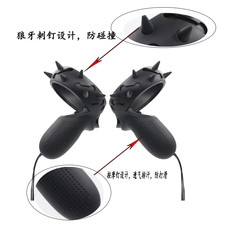 Oculus Quest/Rift S VR контроллер силиконовый защитный Спайк рукав | Электроника