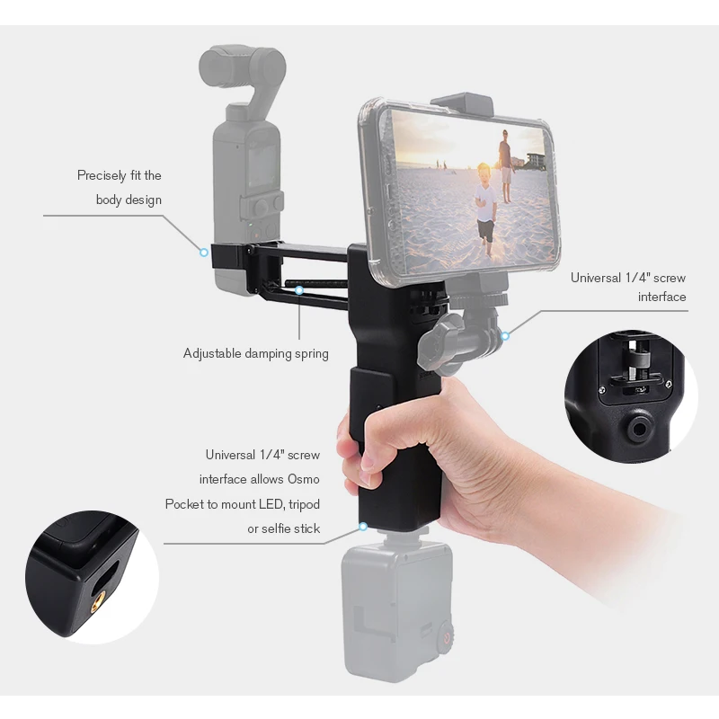 

STARTRC OSMO Pocket Handheld Z-axis Stabilizer Shock Absorber Bracket Is Suitable for DJI Pocket 2 /OSMO Pocket Camera Accessory