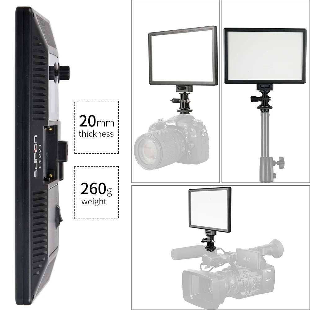 SUPON L122T LED ультратонкий ЖК дисплей двухцветный и с регулируемой яркостью фото свет