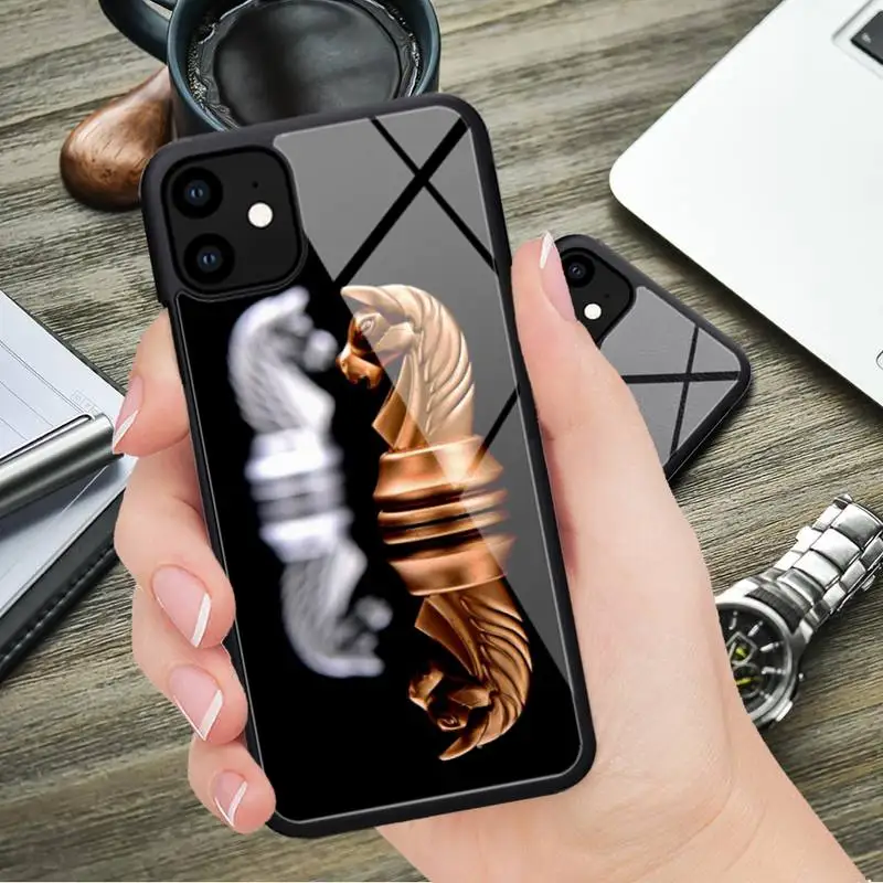 Черно-белый резиновый чехол в шахматы для телефона iphone 11 12 13 Pro Max XS 8 7 6 6S Plus X 5S SE 2020