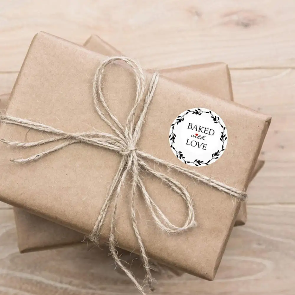 

500 Circular Label Stickers With Love Wedding Stickers Scrapbooking 1inch Seals Handmade Sticker Stationery Envelope