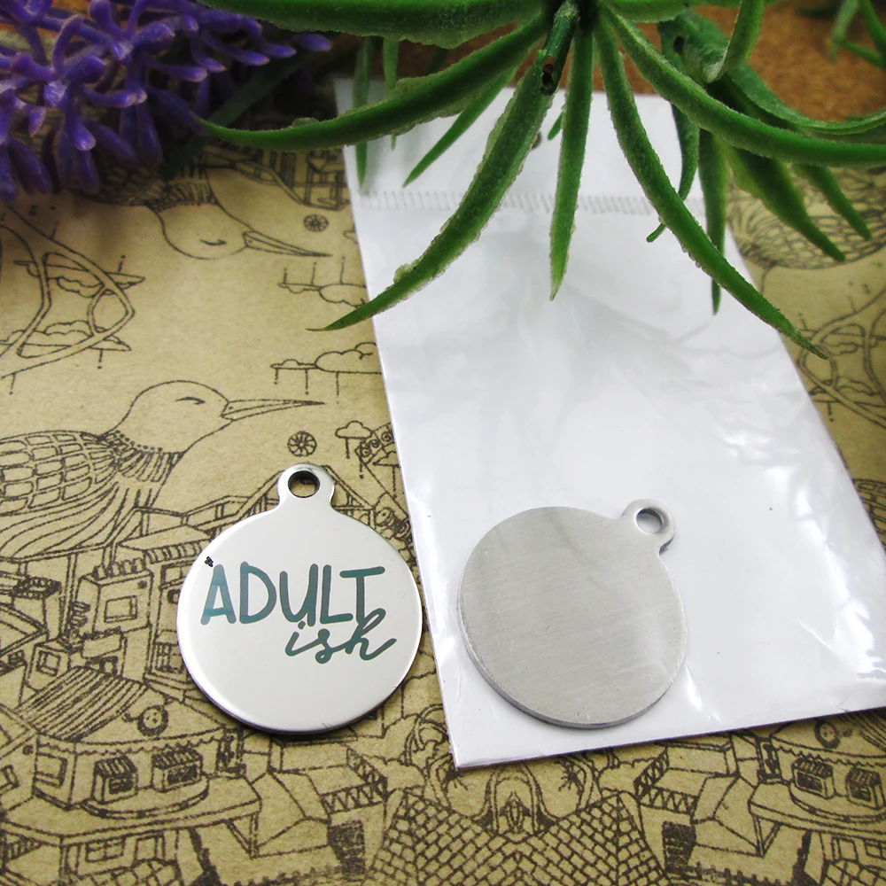 20 штук -- &quotAdultish очаровательыне нержавеющие 5 видов стилей на выбор амулеты