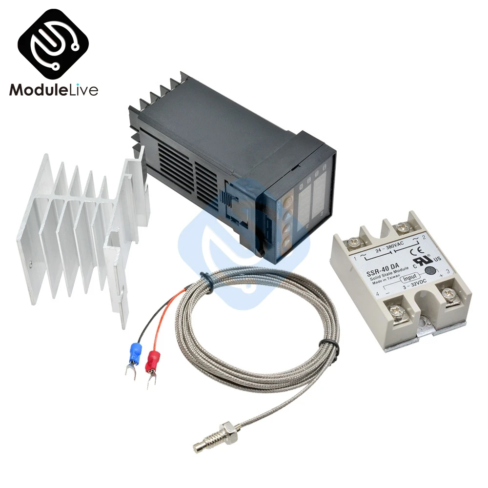 ПИД регулятор температуры Rex c100 оригинальный 1300 Ssr 40DA твердотельное реле цифровой