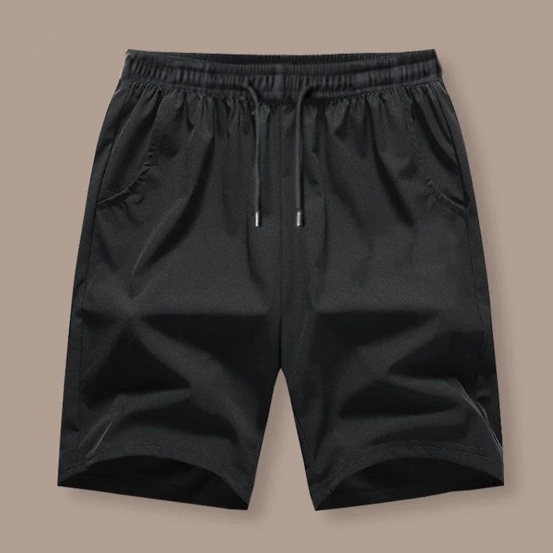 Short d'été décontracté pour Homme  bermuda noir  marque classique  vêtements de plage  nouvelle