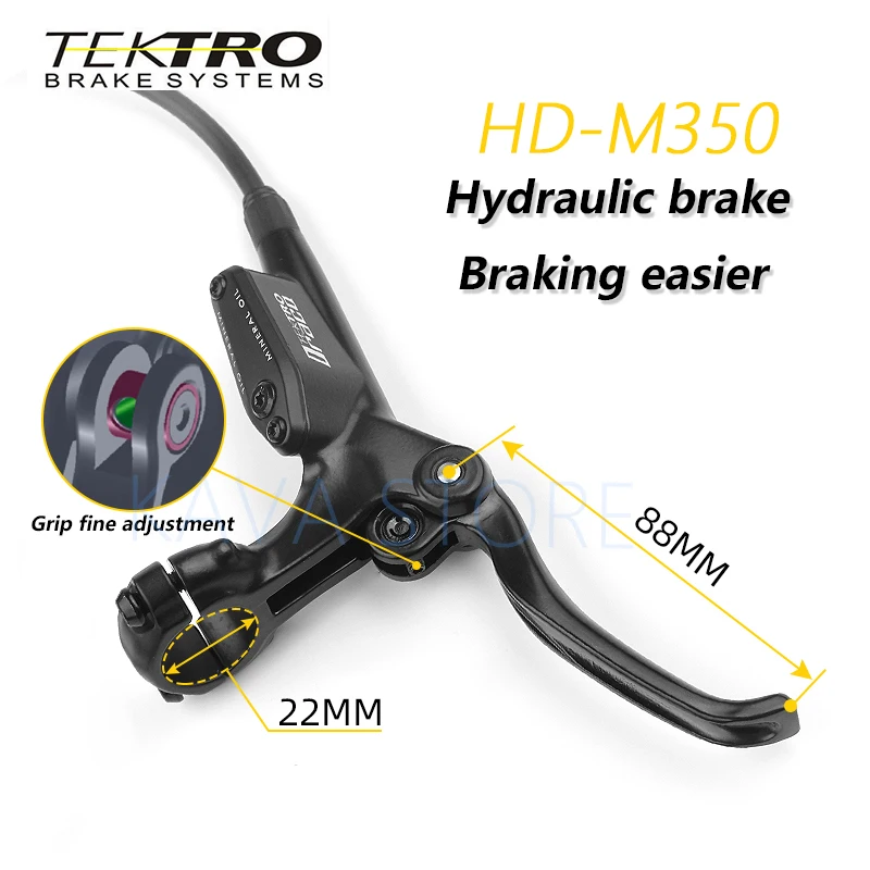 TEKTRO HD M520/350 MTB велосипедный Гидравлический дисковый тормоз 800 мм/1500 мм алюминиевый