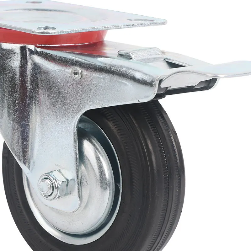 4 шт. 75 мм сверхмощные 200 кг поворотные колесики для тележек мебельные ролики