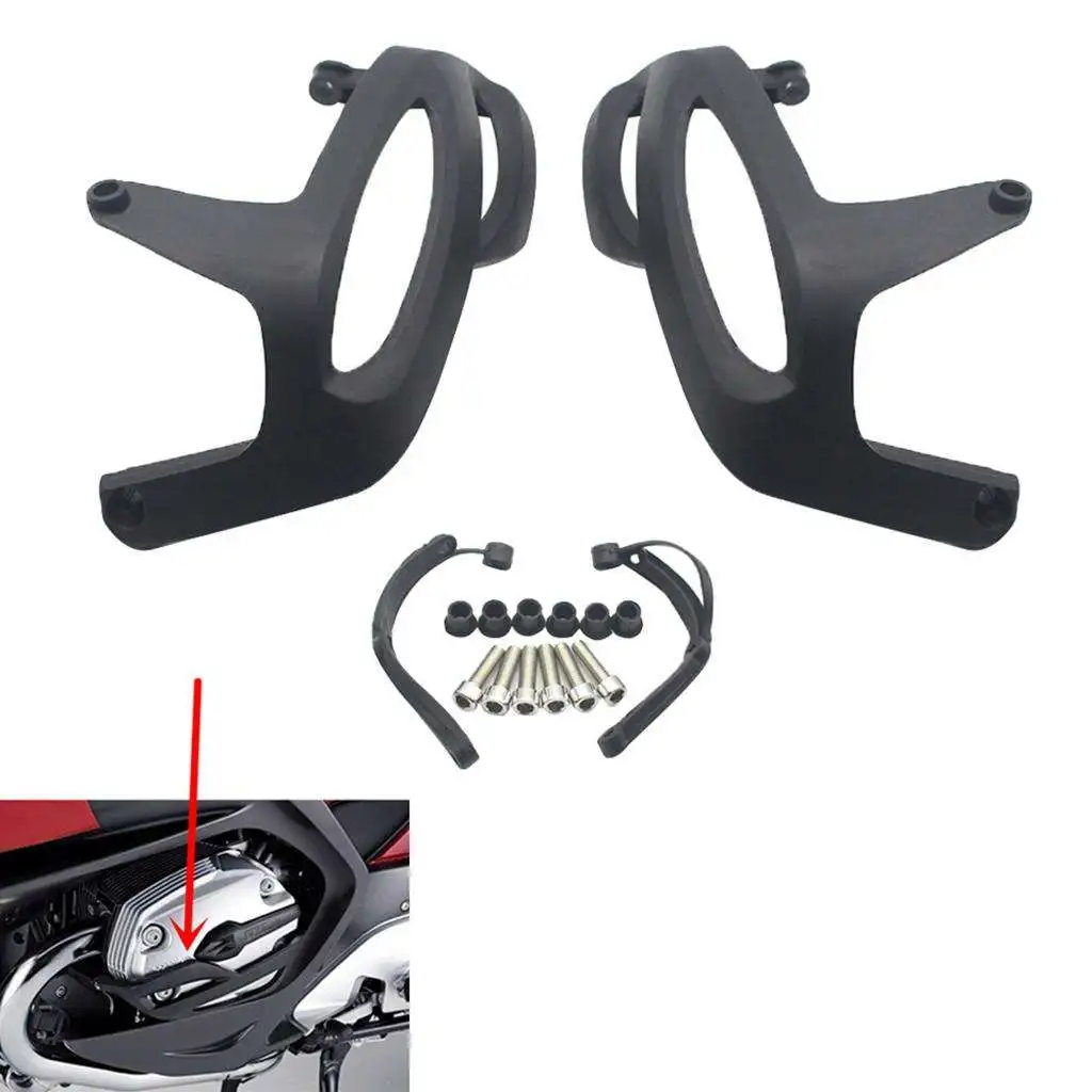 

Защита головки блока цилиндров мотоцикла, защита двигателя, боковая крышка, замена для BMW R1200GS, R1200R, R1200RT, R1200S, черный