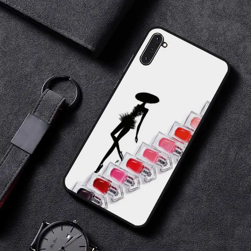 

Art Multicolored Nail Polish Bottle Phone Case For Samsung galaxy A S note 6 7 8 9 10 20 30 50 51 70 edge plus lite