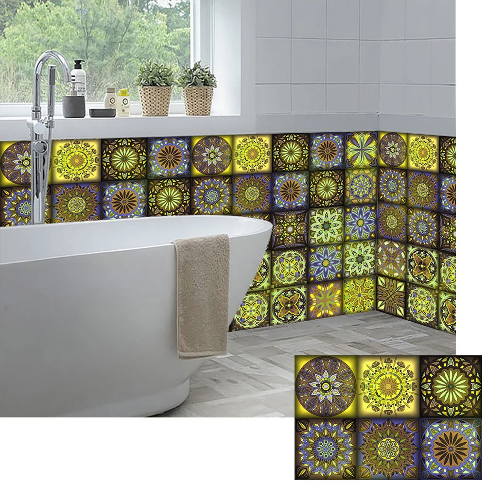 Съемный Виниловый настенный постер для кухни ванной лестницы