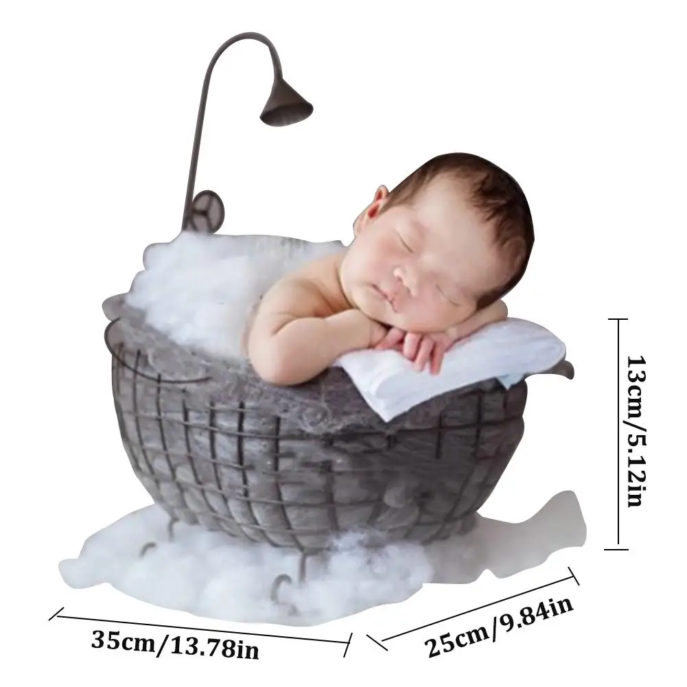 Новорожденный реквизит для фотосъемки корзина ребенка фоторамка помощник