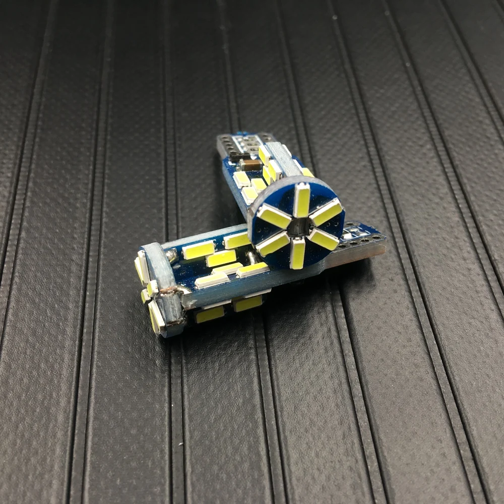 Светодиодсветодиодный CAN-шина T10 для автомобиля 30 SMD 4014 чип светодиодсветодиодный