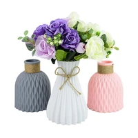 quality plastic vases anti ceramic vases imitation rattan flower vase european modern wedding decoration unbreakable baskets