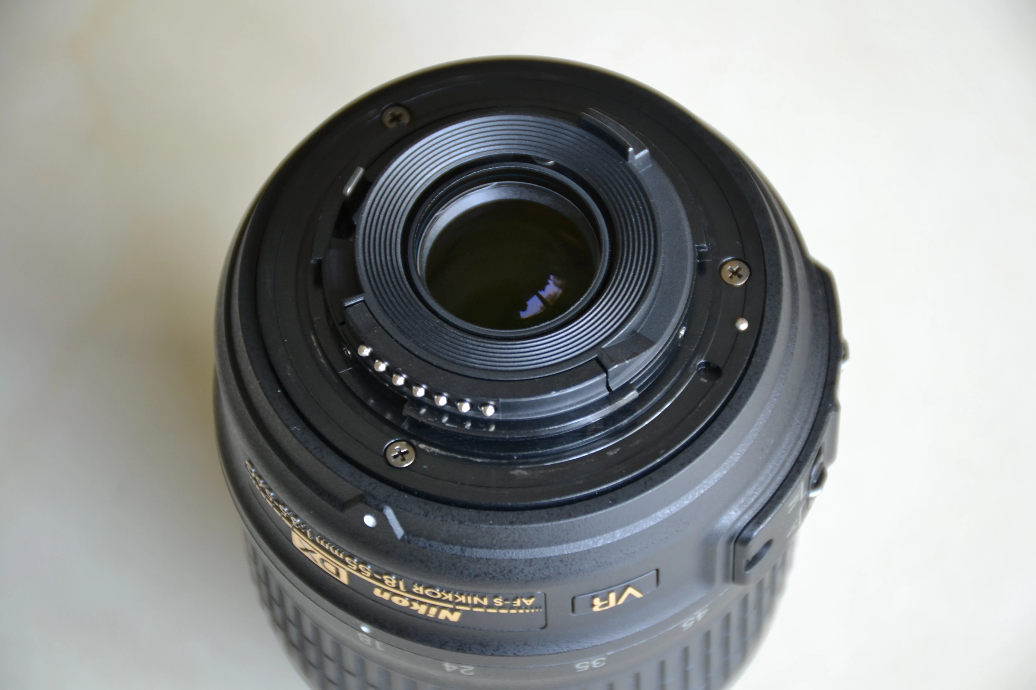Б/у объектив Nikon NIKKOR 18 55 мм f/3 5 6G VR AF авто и ручная крышка объектива заднего