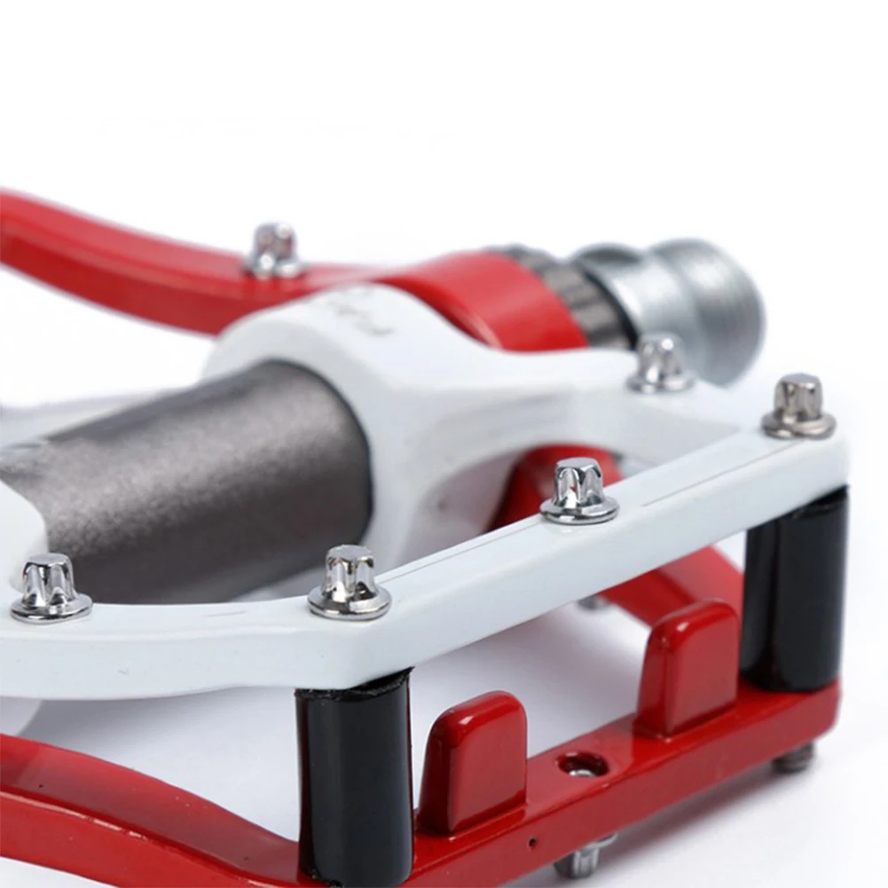 

Flat Mountain Bike Pedals 2 Bearing Bicycle Pedals Non-Slip Lightweight Bicycle Flat Pedals for Mtb Road BMX Bike Parts
