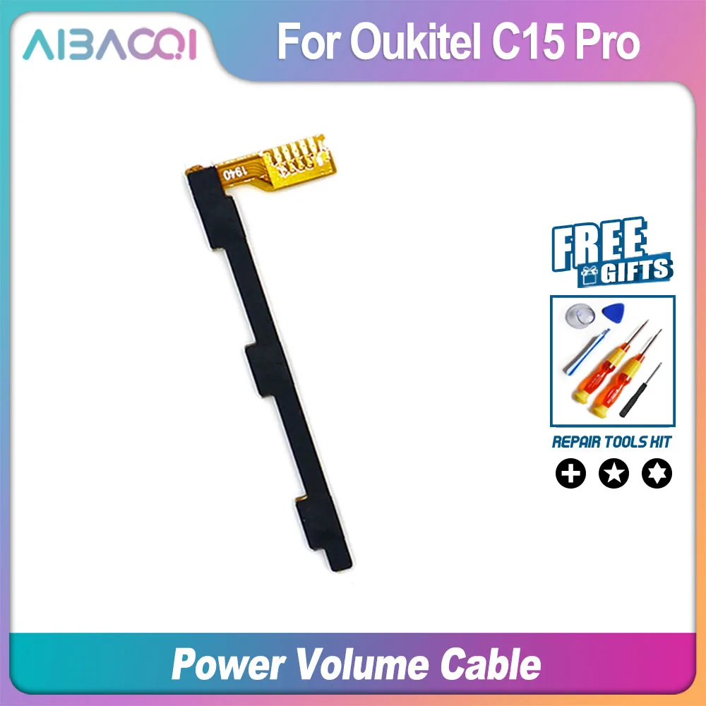 Гибкий кабель AiBaoQi для телефона Oukitel C15 Pro кнопка включения/выключения +
