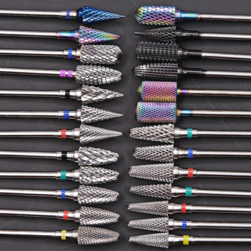 Твердосплавные роторные сверла для ногтей электрическая фреза маникюрного