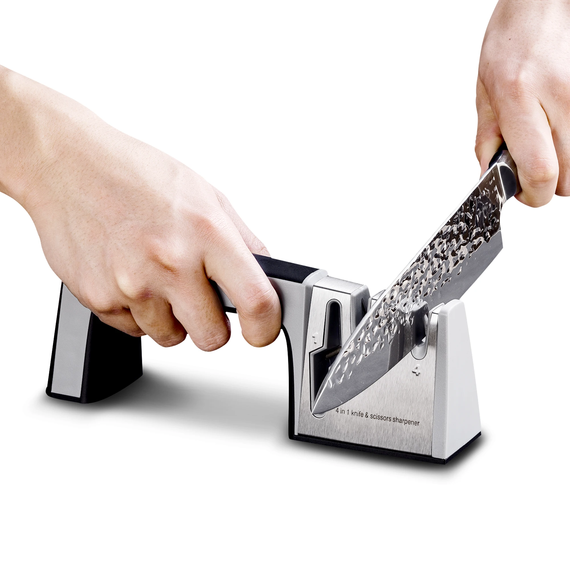 Точилка для кухонных ножей 4 ступенчатая заточка острых ножниц аксессуар Заточка