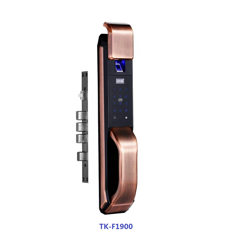 

iTouchkey fingerprint password keylss entry door lock Tuya Zigbee APP unlock