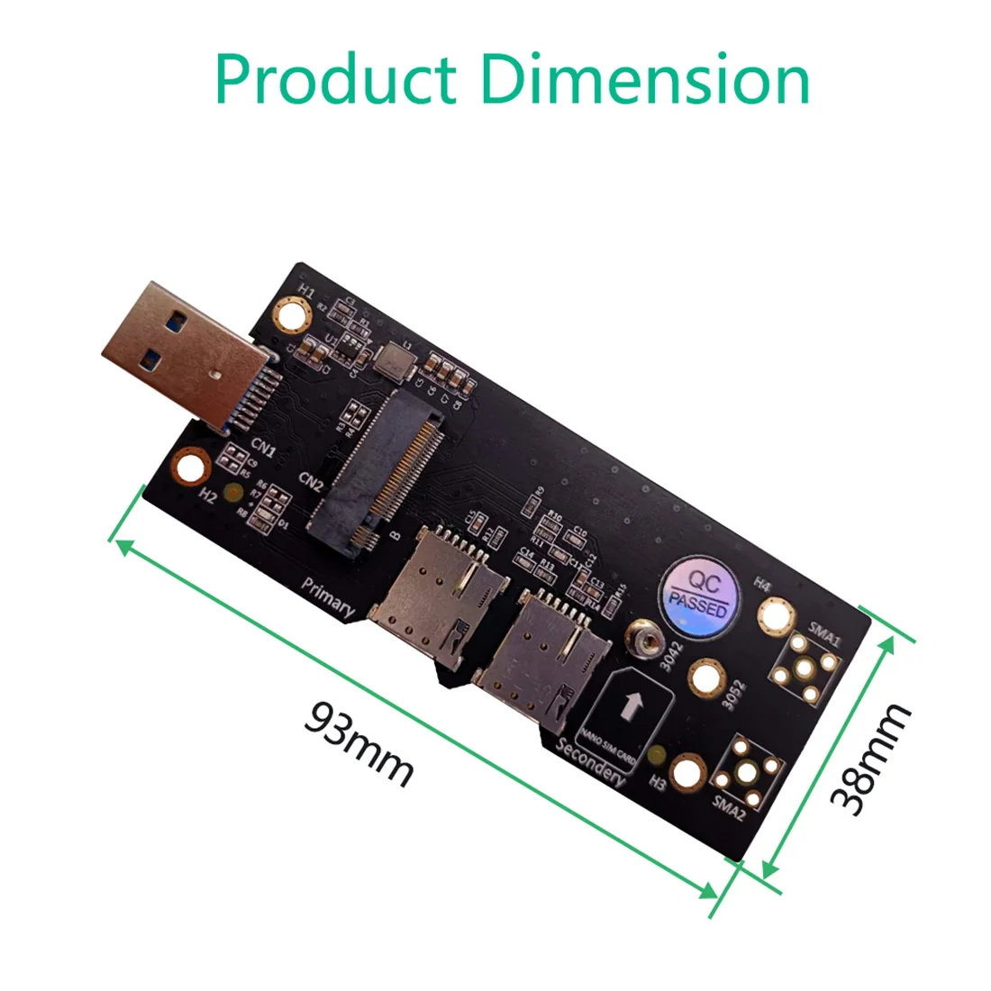 Адаптер конвертер для NGFF M.2 на USB 3 0 адаптер расширения карты с двумя слотами SIM