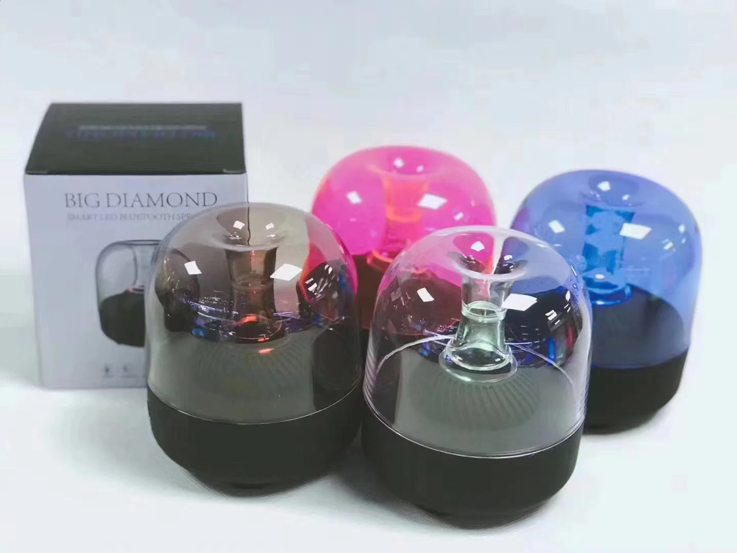 

New F7 Mini transparent portable wireless Bluetooth speaker card creative colorful lamp gift sound