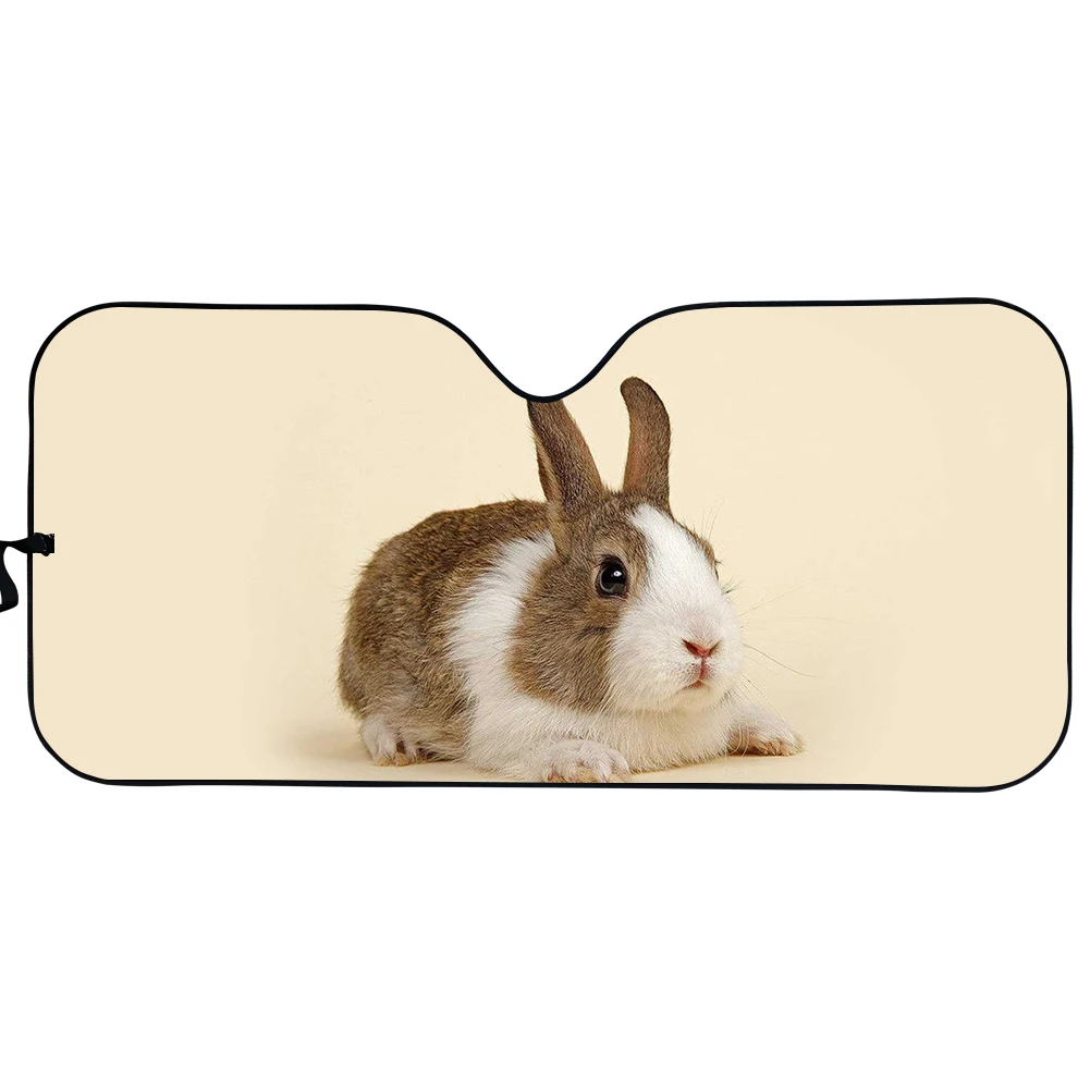 

PinUp Angel зимние аксессуары для автомобилей, животных, Кролик, животные, принт, автомобильный солнцезащитный козырек, чехол для лобового стекл...