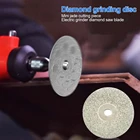 Алмазные режущие диски, 10 шт., 16-50 мм, абразивные диски для шлифовки, режущее колесо-точилка, для дрели Dremel