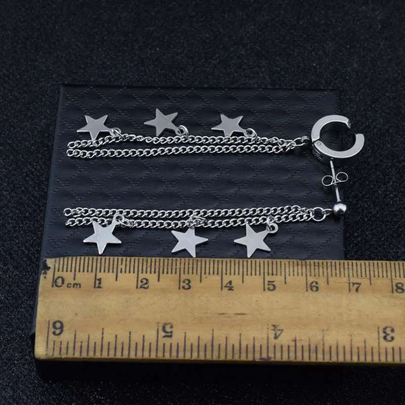 Модные кисточки в виде звезд серьги прилив обувь для мужчин и женщин без уха