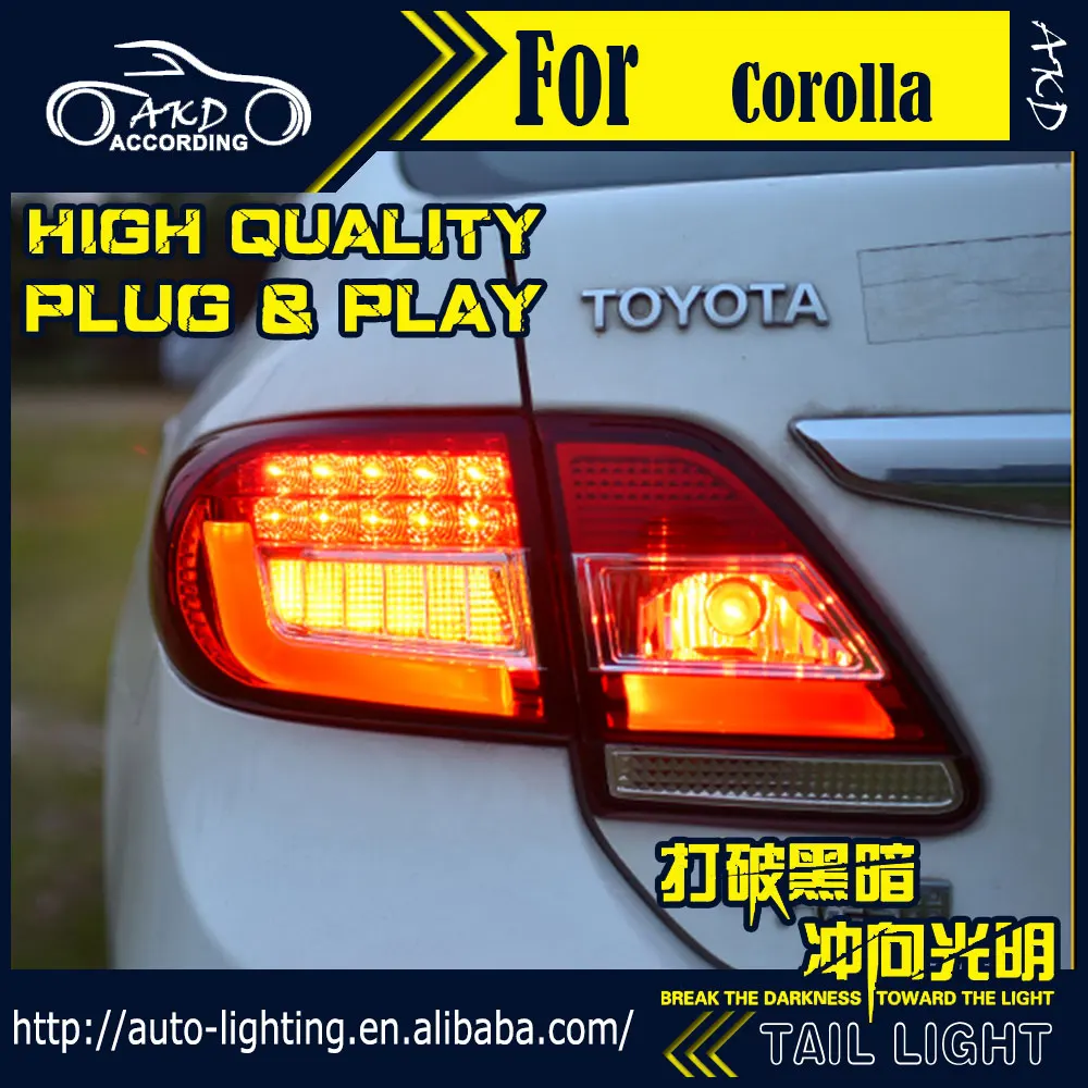 AKD автомобильный Стайлинг задний фонарь для Toyota Corolla задсветильник s 2011-2013
