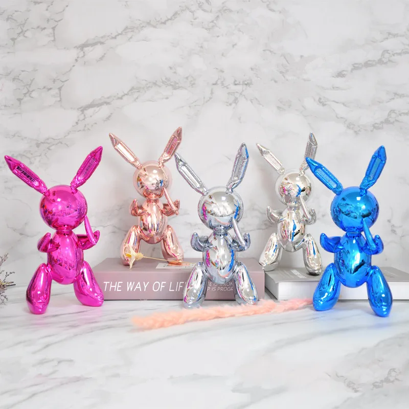 

Bling Rabbit Animal Sculpture Craftwork Home Bedroom Ornaments
