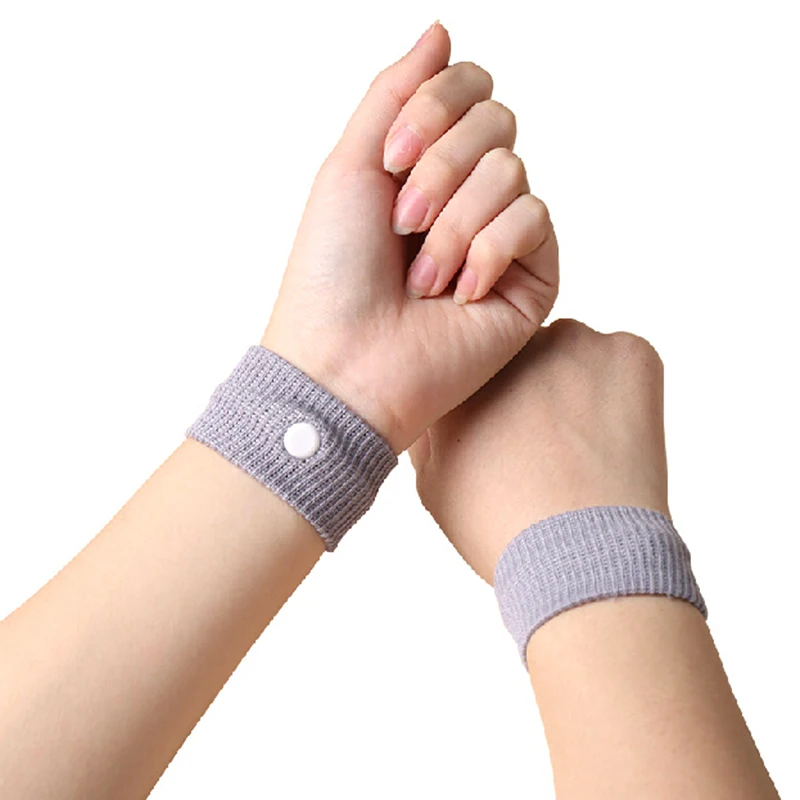

1/2Pcs Reusable Travel Outdoor Car Sea Van Plane Wrist Band Anti Nausea Car Sickness Wrist Pulseira Seasick