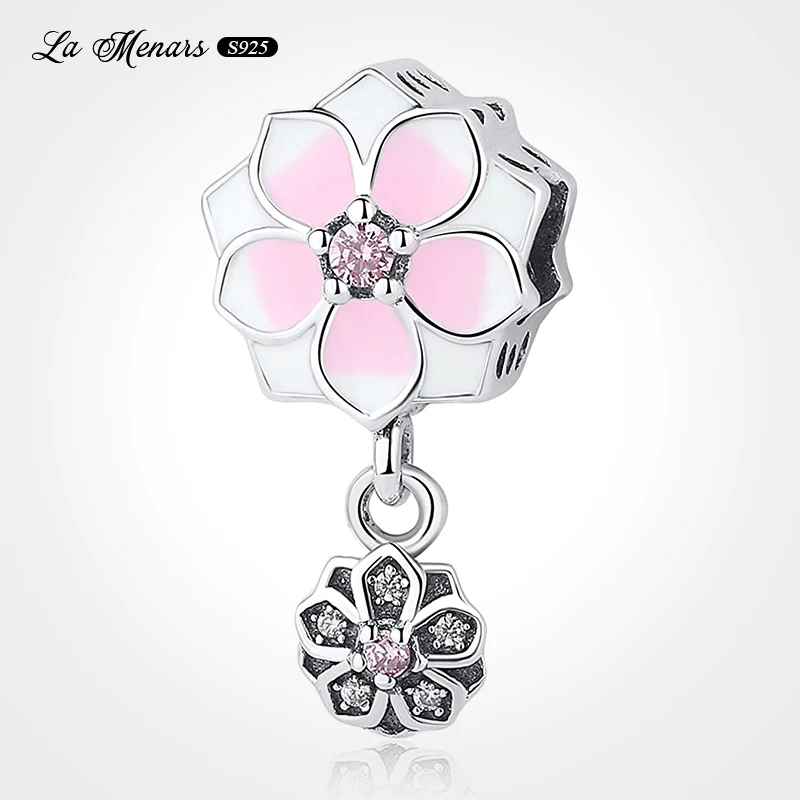 

Подвеска-Шарм «вишневый цвет» для браслета