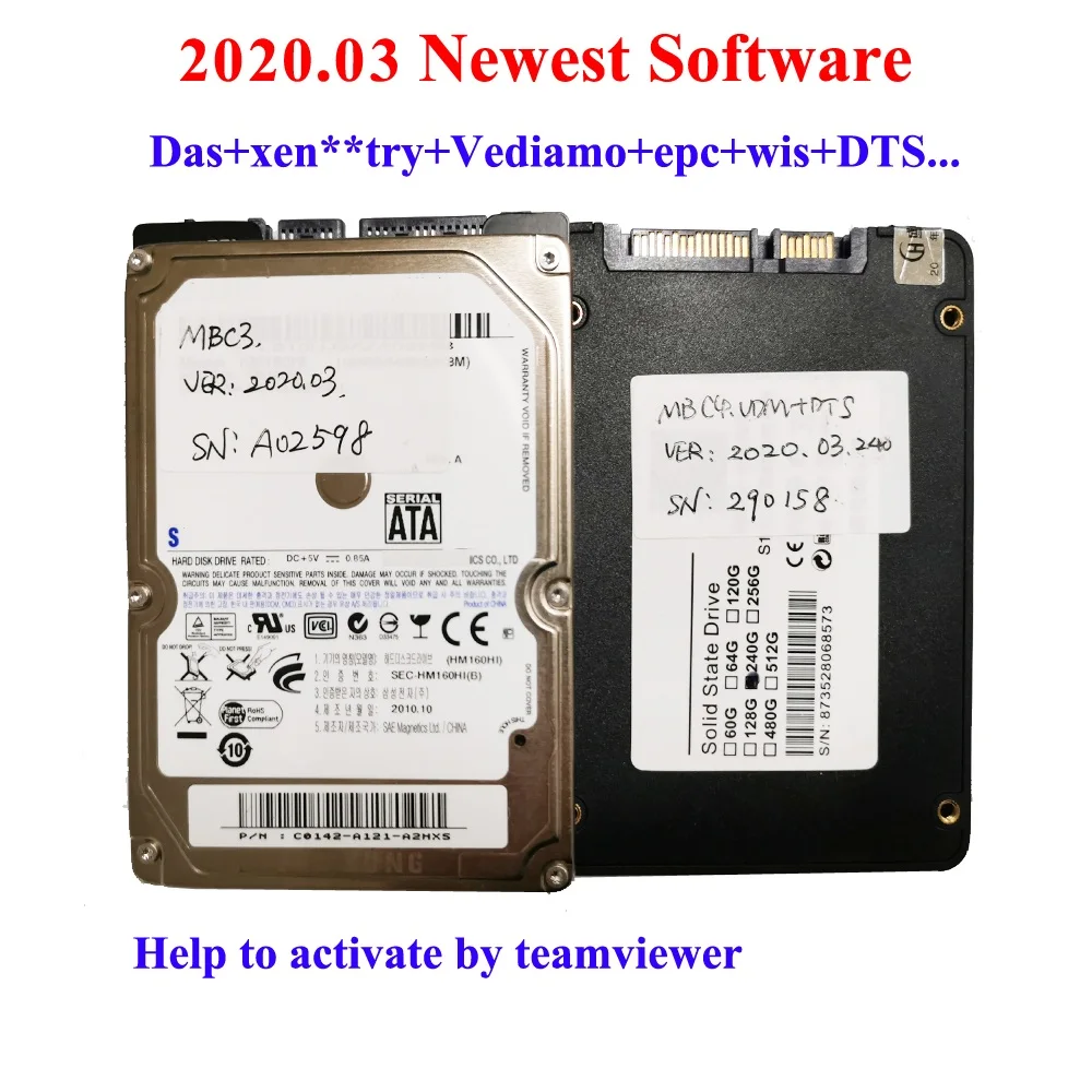 Новое программное обеспечение 2021 09 МБ STAR SD C4 C5 C3 с HHT WIN7 32 бит для Connect Star Diagnosis