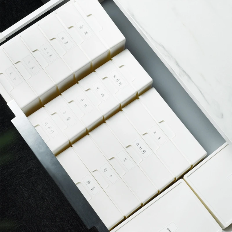 

Desk Drawer Organizer Tray Colorful Creative Plastic Drawer Tidy Very Handy Box Holder for stationery/Makeup/Everything