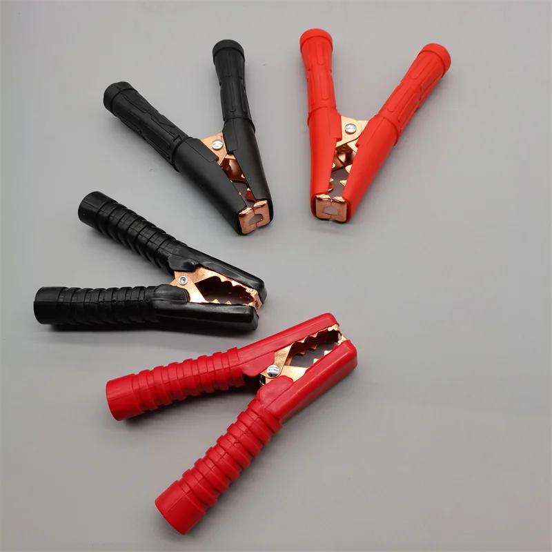 

1pc Medium ground wire pure copper thickened strong alligator clip automobile battery clip battery grounding connection clip