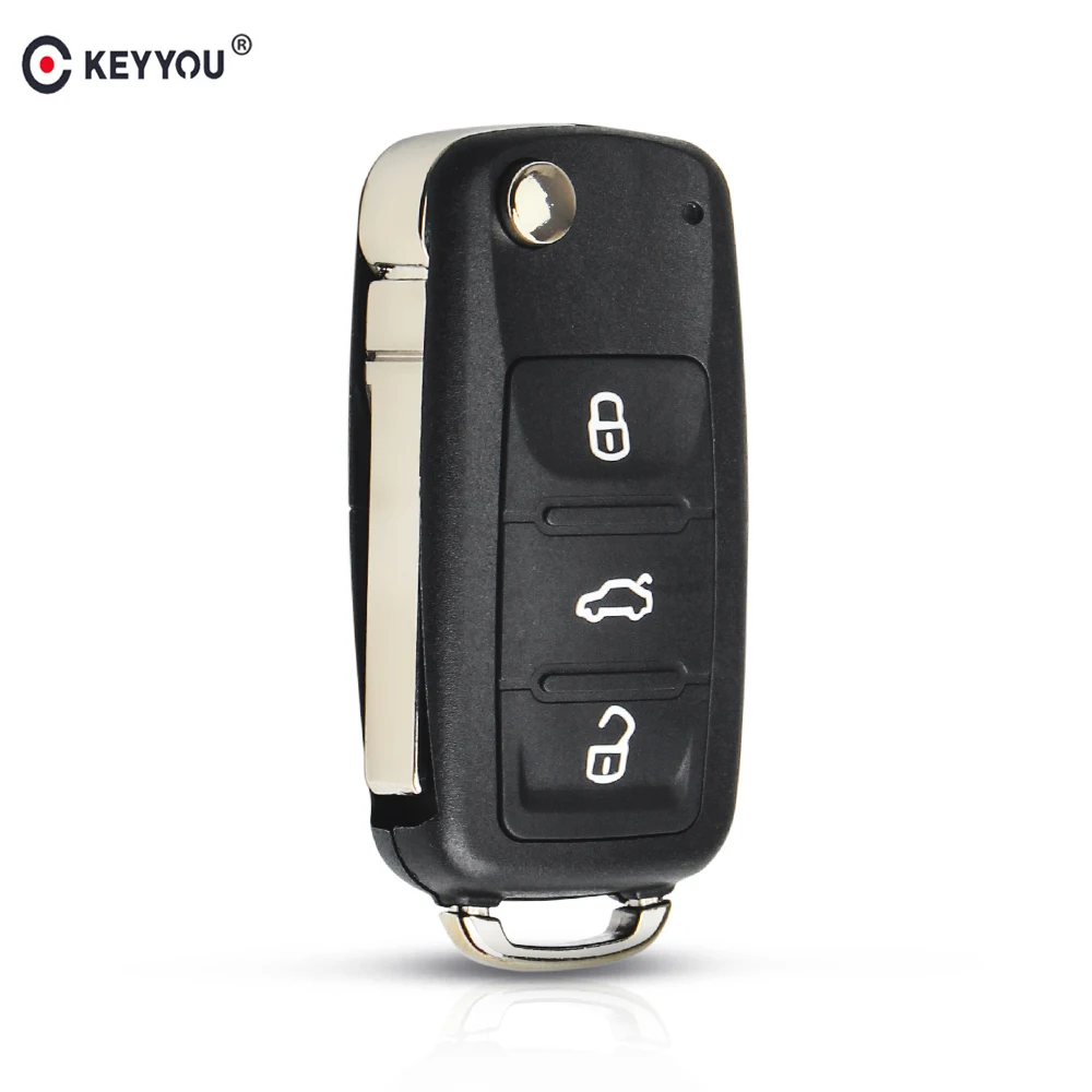 KEYYOU 434 МГц ID48 чип 5K0837202AD Автомобильный Дистанционный ключ для Volkswagen GOLF PASSAT Tiguan Polo Jetta Beetle Hella
