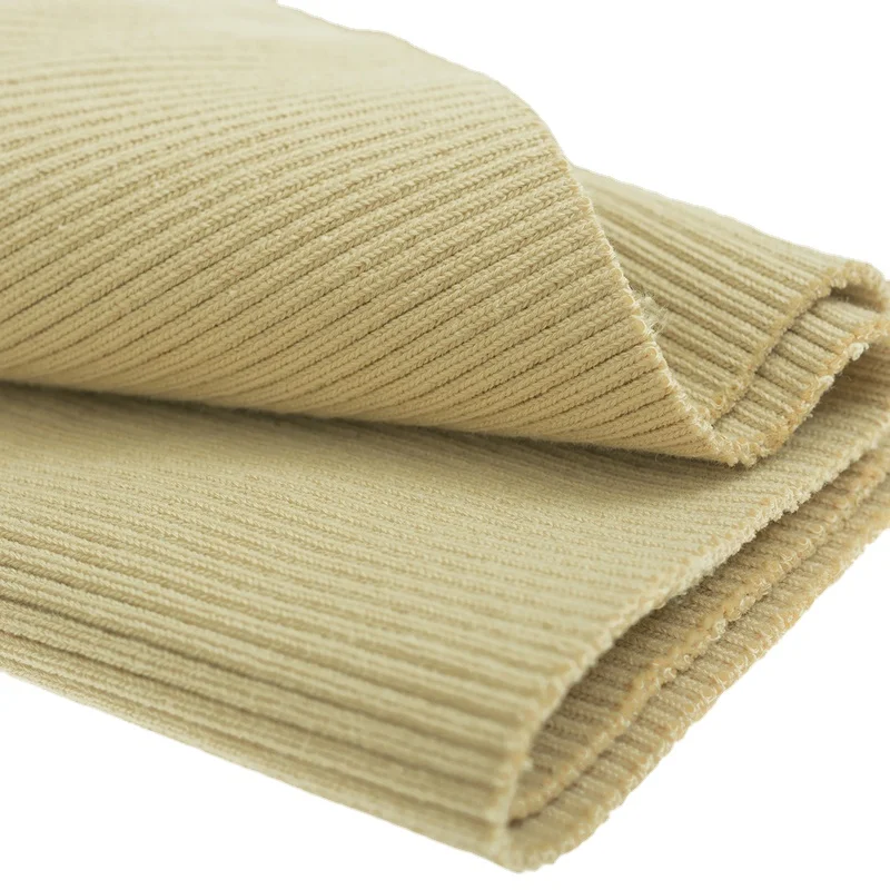 Thick 100% Cotton Neckline Cuff Lower Hem Clothing Rib Knit Fabric For Baby Garment accessories | Дом и сад