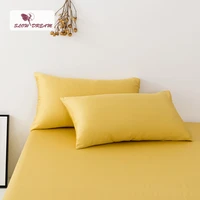 slowdream yellow 100 silk natural fabric 25 momme bedding pillowcase adult 48x74cm pillow cover bedclothes home textiles